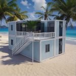 2 story container house