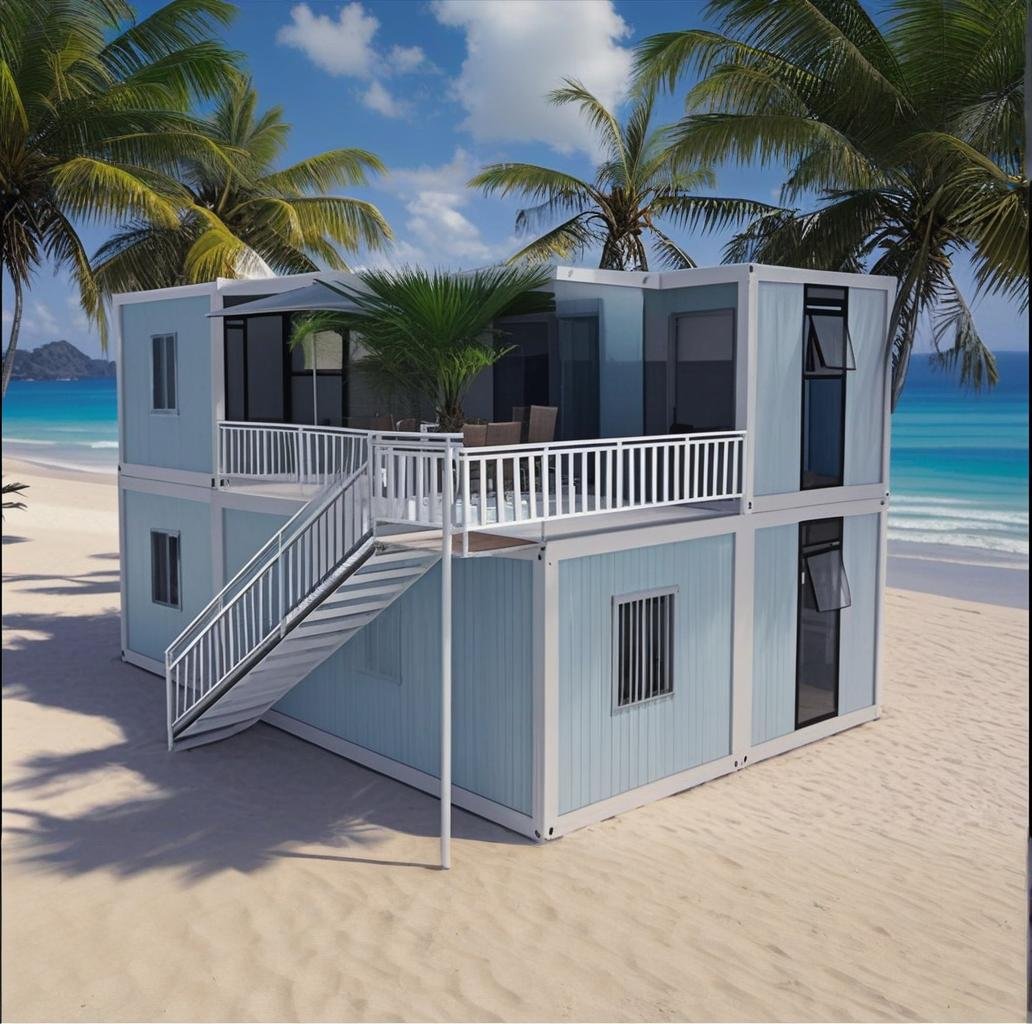 Cheap Luxury 2 Story Container House Modern