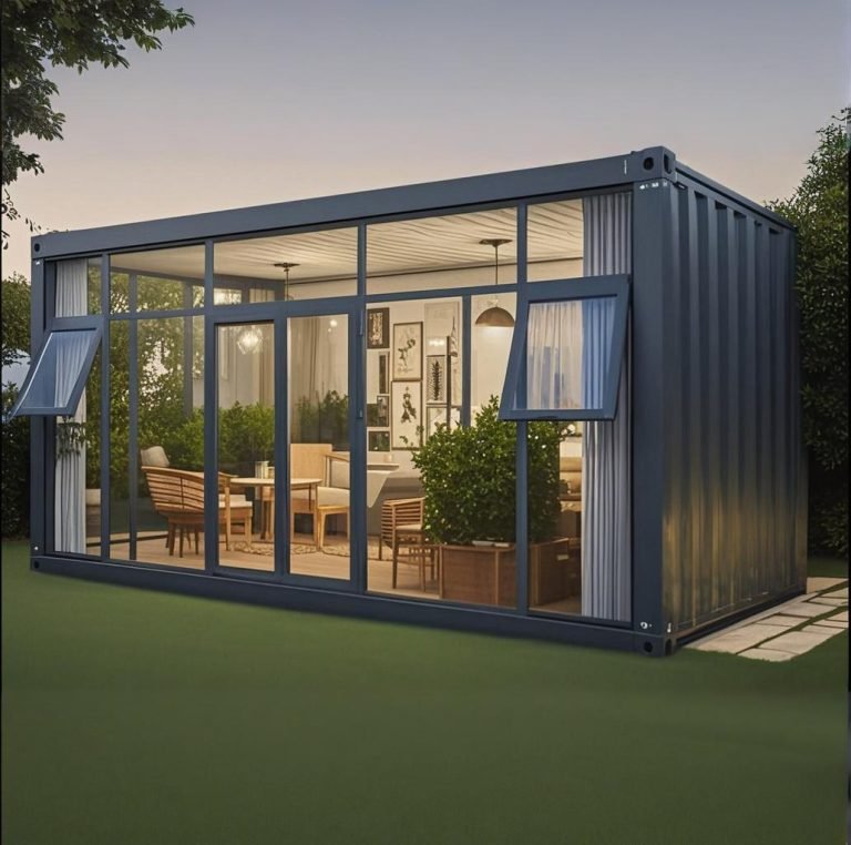 glass prefab house