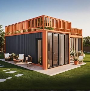 luxury shipping container house