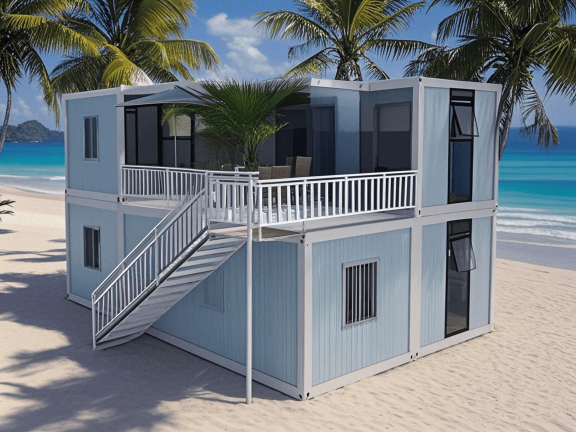 2 storey container house